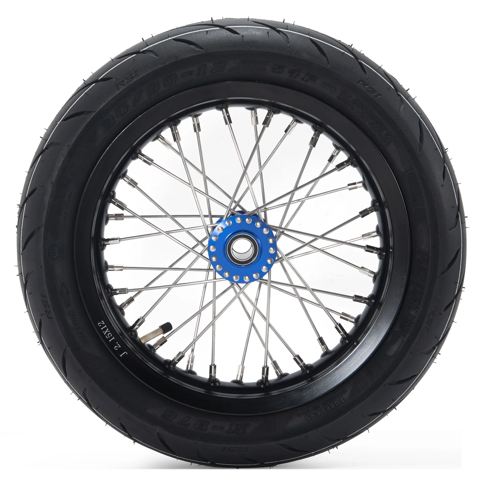 12" x 2.15" Spoked Wheels Rims Hub Inner Tubes For Surron Light Bee Segway X160