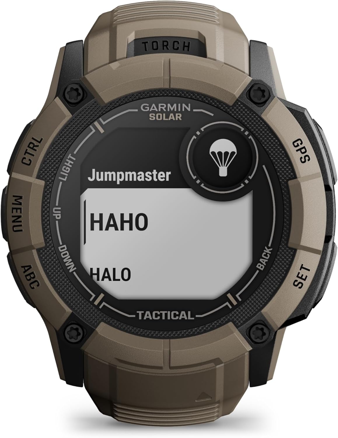 Garmin Instinct 2X Solar - Tactical Edition Coyote Tan, Rugged Outdoor GPS Smartwatch for Men, Ballistics Calculator, Solar Charging Capability Built-in Flashlight Smart Watch Bundle with Accessories