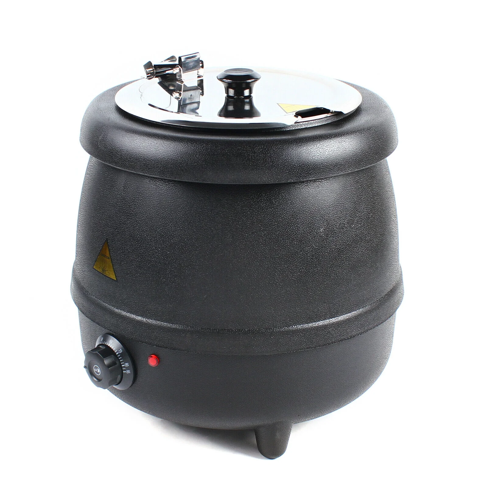 TOOL1SHOoo 10L Commercial Kitchen Restaurant Electric Food Soup Kettle Pot Warmer Black