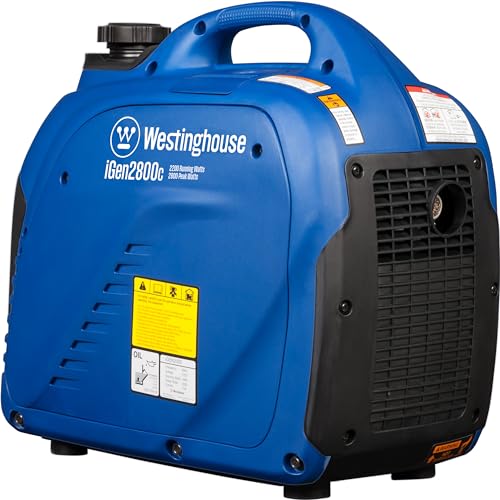Westinghouse 2550 Peak Watt Super Quiet & Lightweight Portable Inverter Generator, RV Ready 30A Outlet, Gas and Propane Powered, CO Sensor, Parallel Capable, Long Run Time