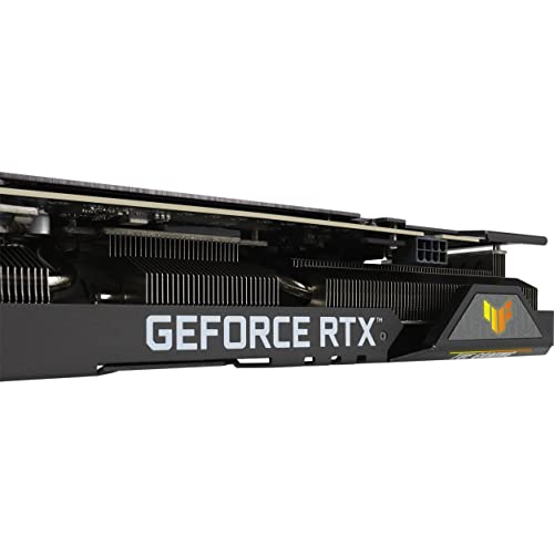 Asus TUF Gaming NVIDIA GeForce RTX 3060 V2 OC Edition Graphics Card (PCIe 4.0, 12GB GDDR6, HDMI 2.1, DisplayPort 1.4a, Dual Ball Fan Bearings, Military-Grade Certification, GPU Tweak II)