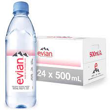 Evian - Spring Water - 500 mL (2 Plastic Bottles)