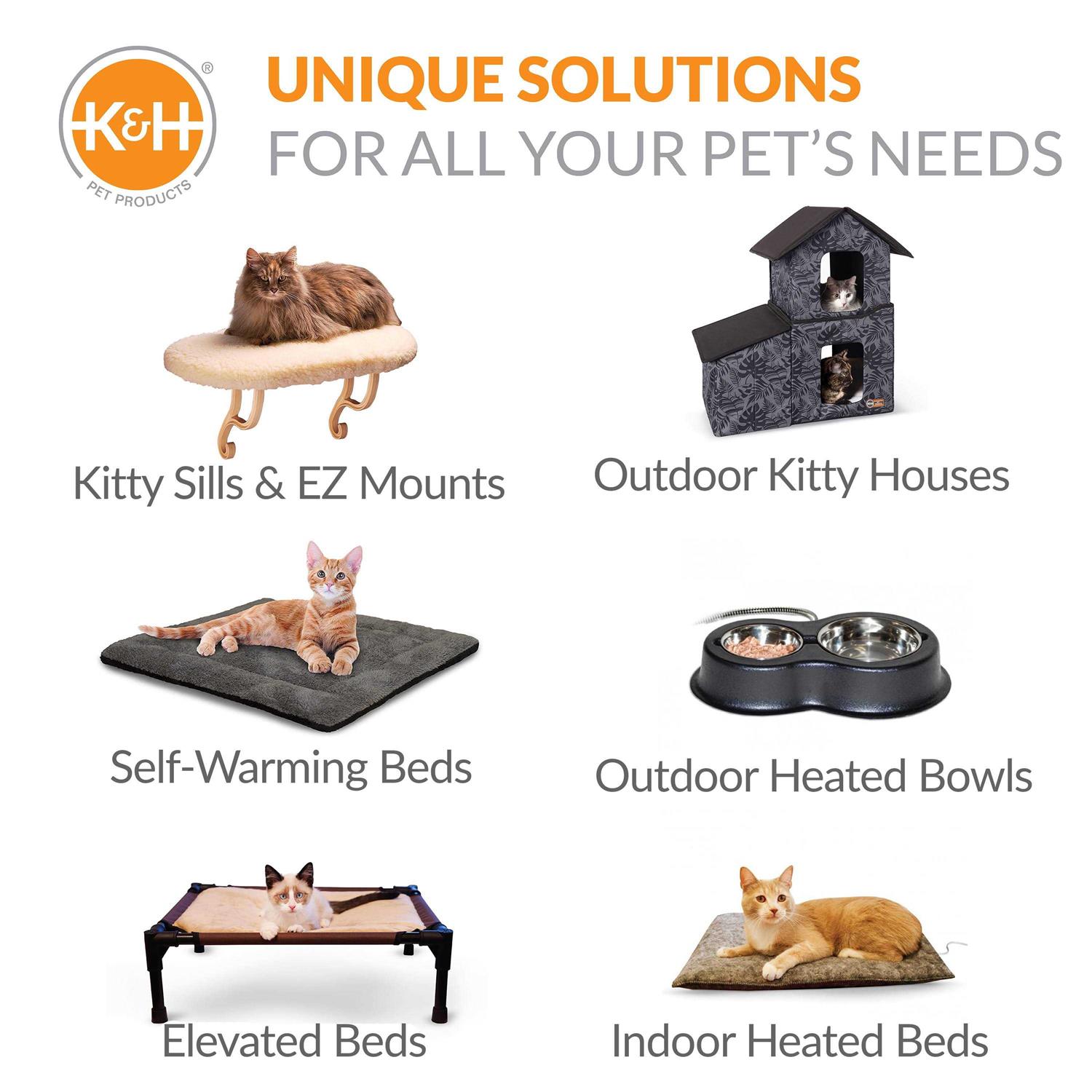 K&amp;H Pet Products Thermo-Pet Nest Heated Cat Bed - Pet Supplies online store