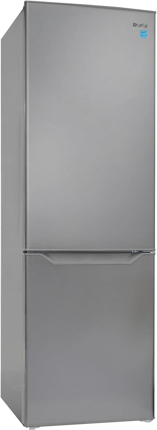 Danby 10-cu. ft. Bottom Mount Refrigerator, Stainless Steel (DBMF100B1SLDB)
