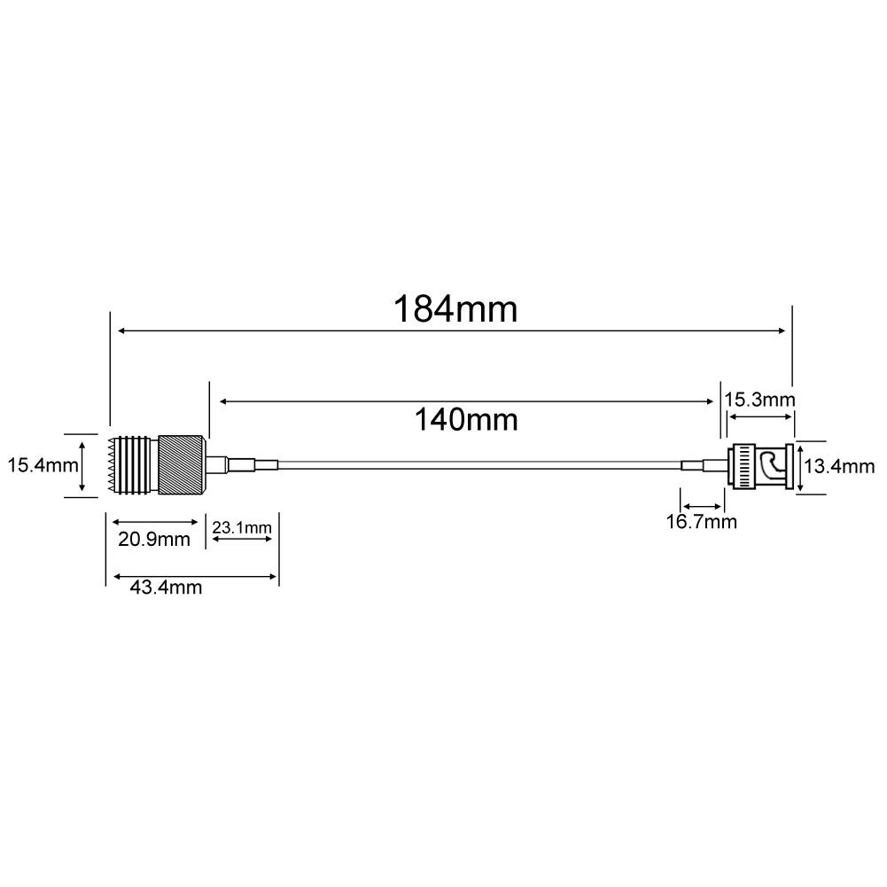 onelinkmore Coax Mobile to Base Antenna Cable BNC to UHF Cable SO239 Female to BNC Male Coax Antenna Jumper Cable UHF VHF Radio Coaxial Antenna Cable for Vehicle Base Antenna Cord Ham Radio Scanner