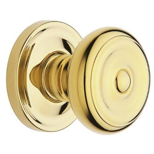Baldwin 5020031PASS Non Lacquered Brass Estate Colonial Passage Knobs