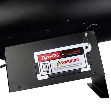 Dyna-Glo 125,000-btu Quiet Portable Forced Air Propane Heater, Black