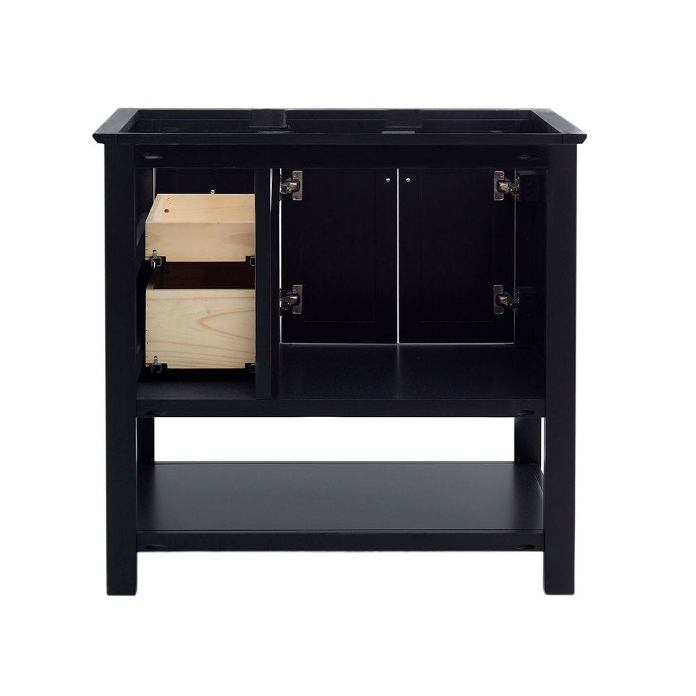 Fresca Manchester Regal 36x22 Gray Wood Veneer Traditional Bathroom Cabinet
