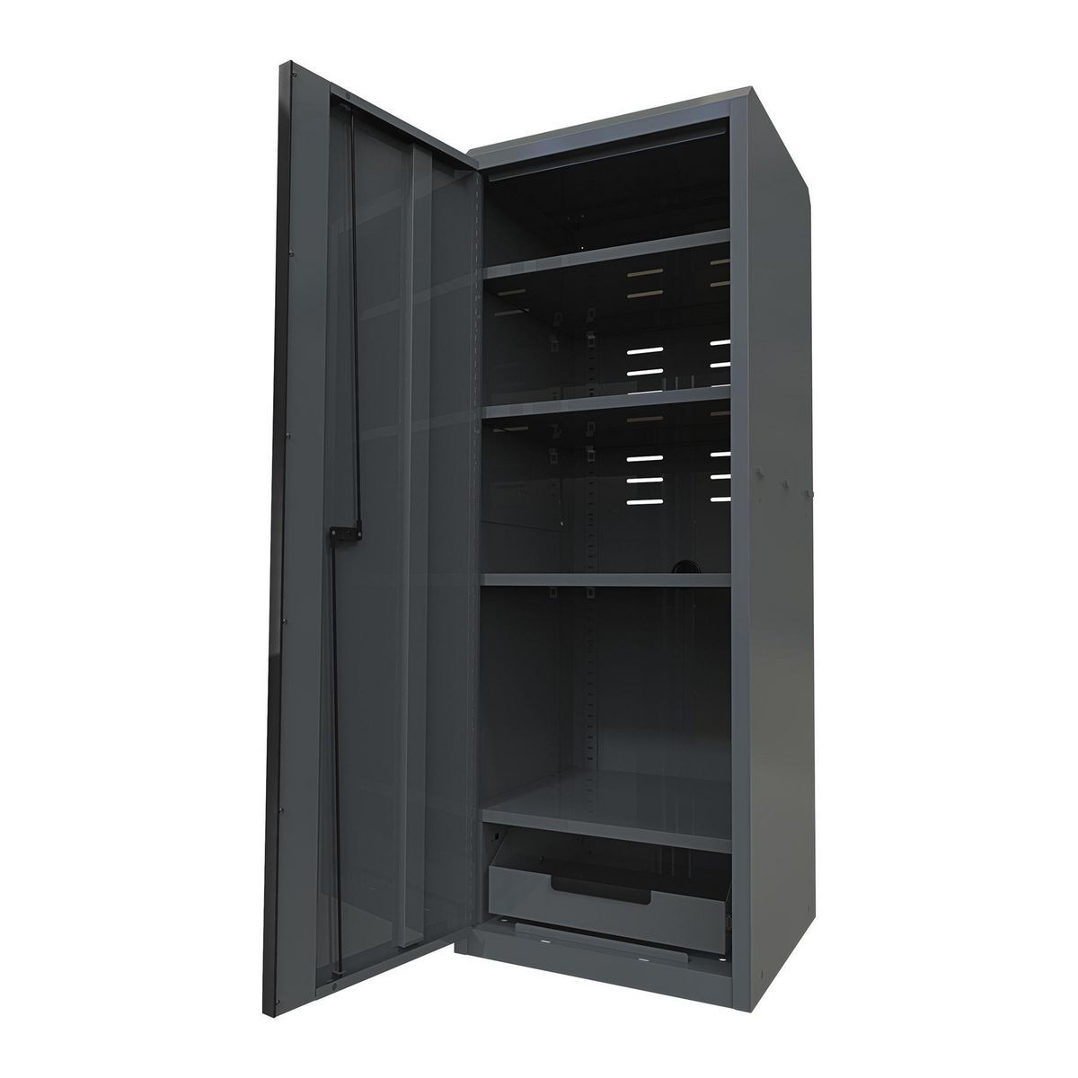 U.S. GENERAL 22 in. End Locker, Series 3, Blue