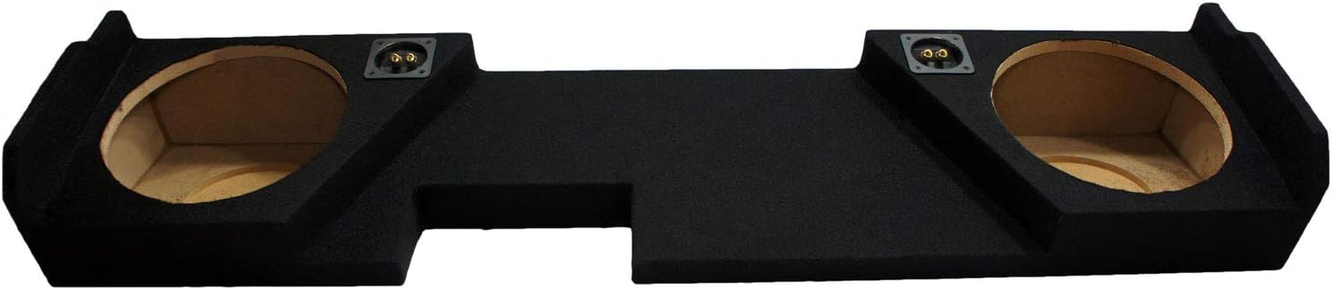 Compatible with 2014 - UP GMC Sierra Double Cab Truck Dual 12 Sub Box Subwoofer Enclosure