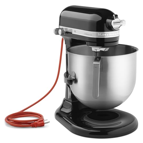 KitchenAid KSM8990CU 8-Quart Commercial Countertop Mixer, 10-Speed, Gear-Driven, Contour Silver