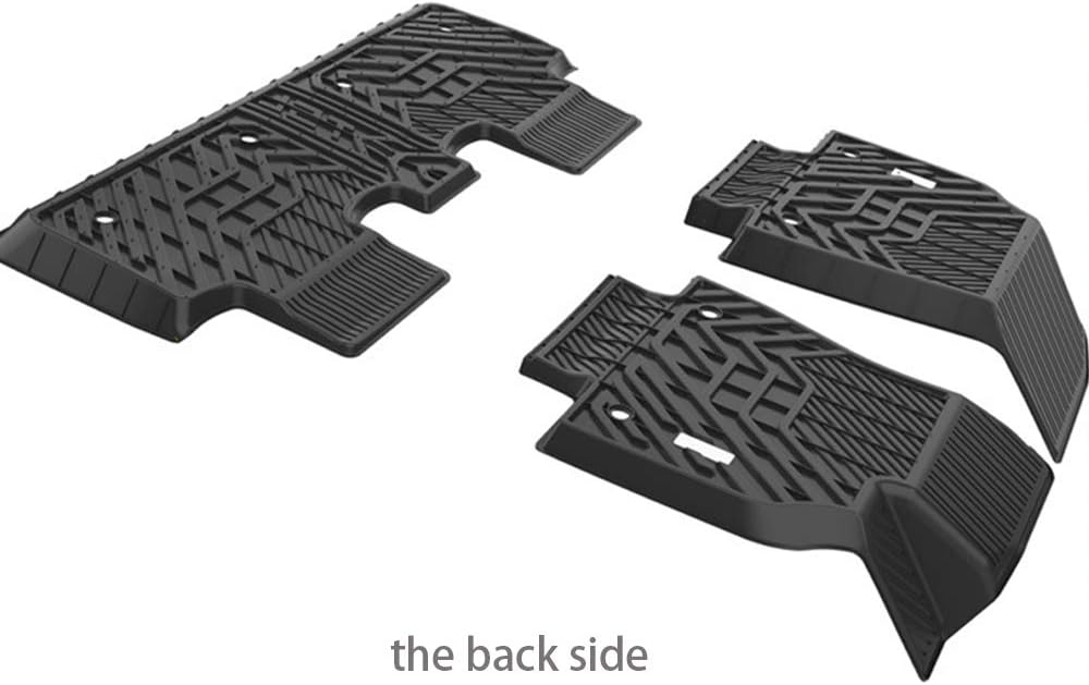 Cqlights Model Y Cargo Liner for Tesla Model Y 2020 2021 Trunk Liner Tray Heavy Duty Rubber Rear Cargo Area Mat Waterproof Protector Floor Mat Black