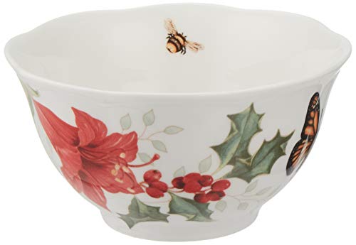 Lenox 884473 Butterfly Meadow Holiday 12-Piece Dinnerware Set