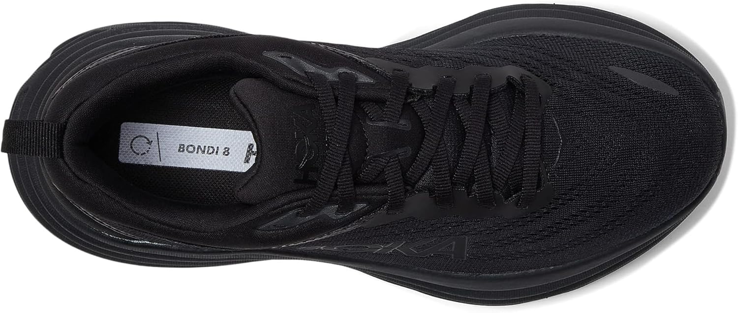 HOKA ONE ONE Bondi 8 Women's Road Running Shoes Sneakers (Black/Black, US Footwear Size System, Adult, Women, Numeric, Medium, 10)