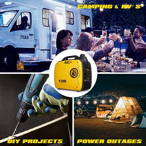 4000 Watt Portable Inverter Generator, Gas Powered Generator Quiet for Home, RV-Ready, EPA Compliant