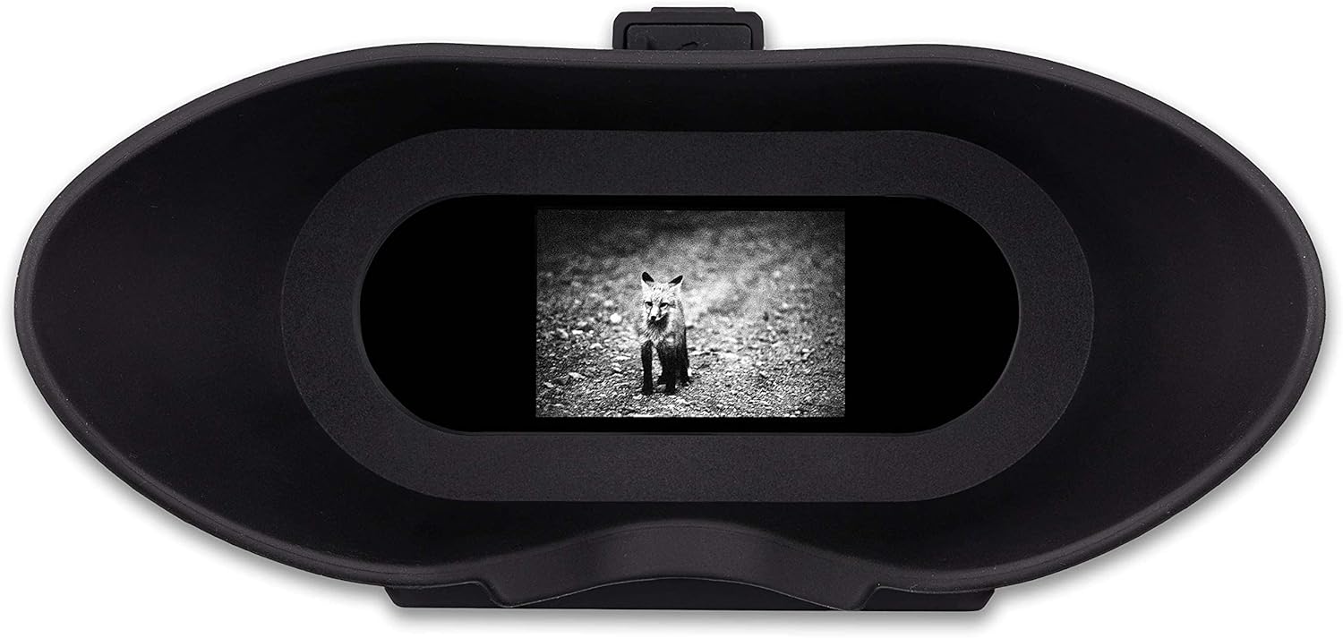 Nightfox Swift Night Vision Goggles | Digital Infrared | 1x Magnification | 75yd Range | Rechargeable Battery