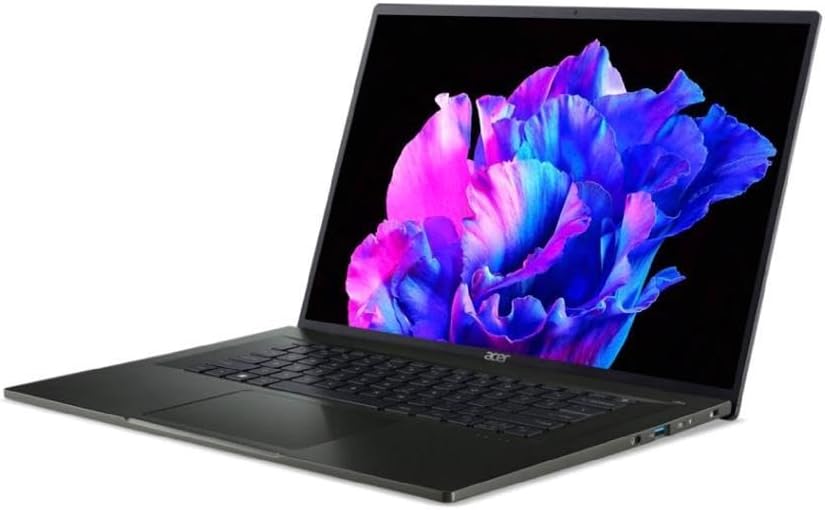 acer Swift Edge 16" 4K OLED Laptop - AMD Ryzen 7-7735U 16GB LPDDR5 RAM 1TB PCle Gen 4 Solid State Drive Model SFE16-42-R8WB