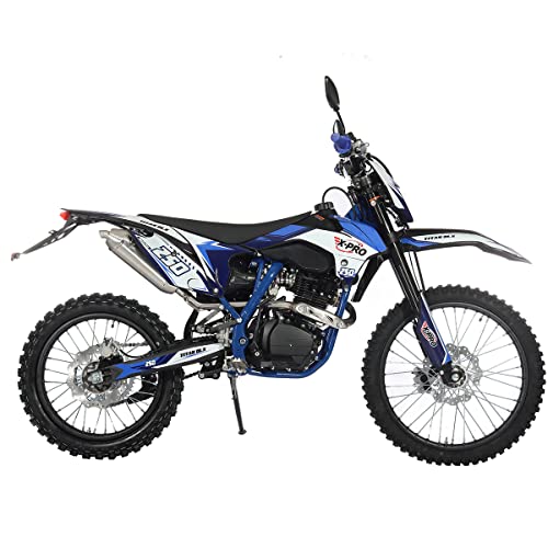 X-PRO Titan 250 DLX 250cc Dirt Bike with 5-Speed Manual Transmission, 21"/18" Wheels | All Lights, Electric/Kick Start, Zongshen Brand Engine