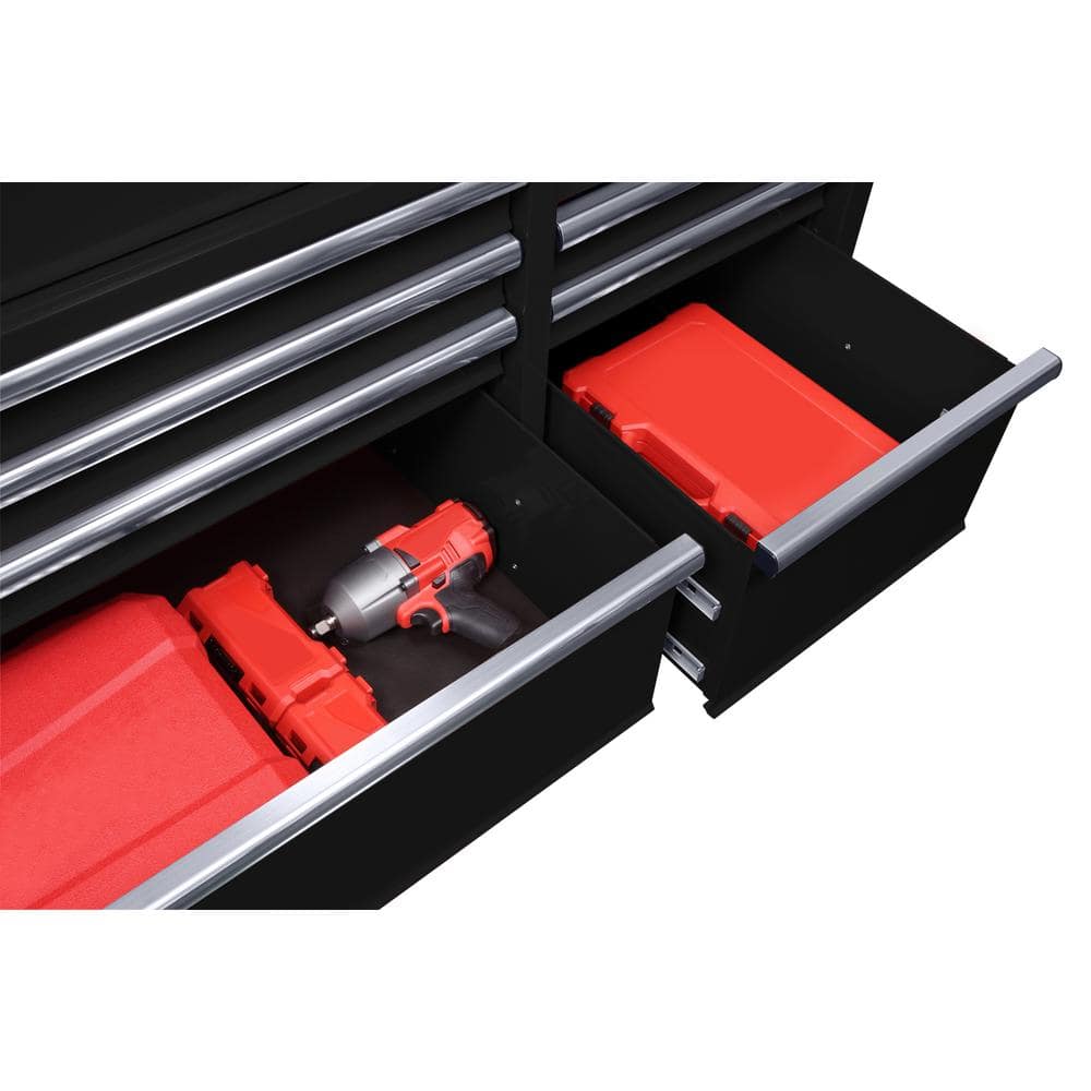 Husky 52 in. W x 25 in. D Standard Duty 9-Drawer Mobile Workbench Tool Chest