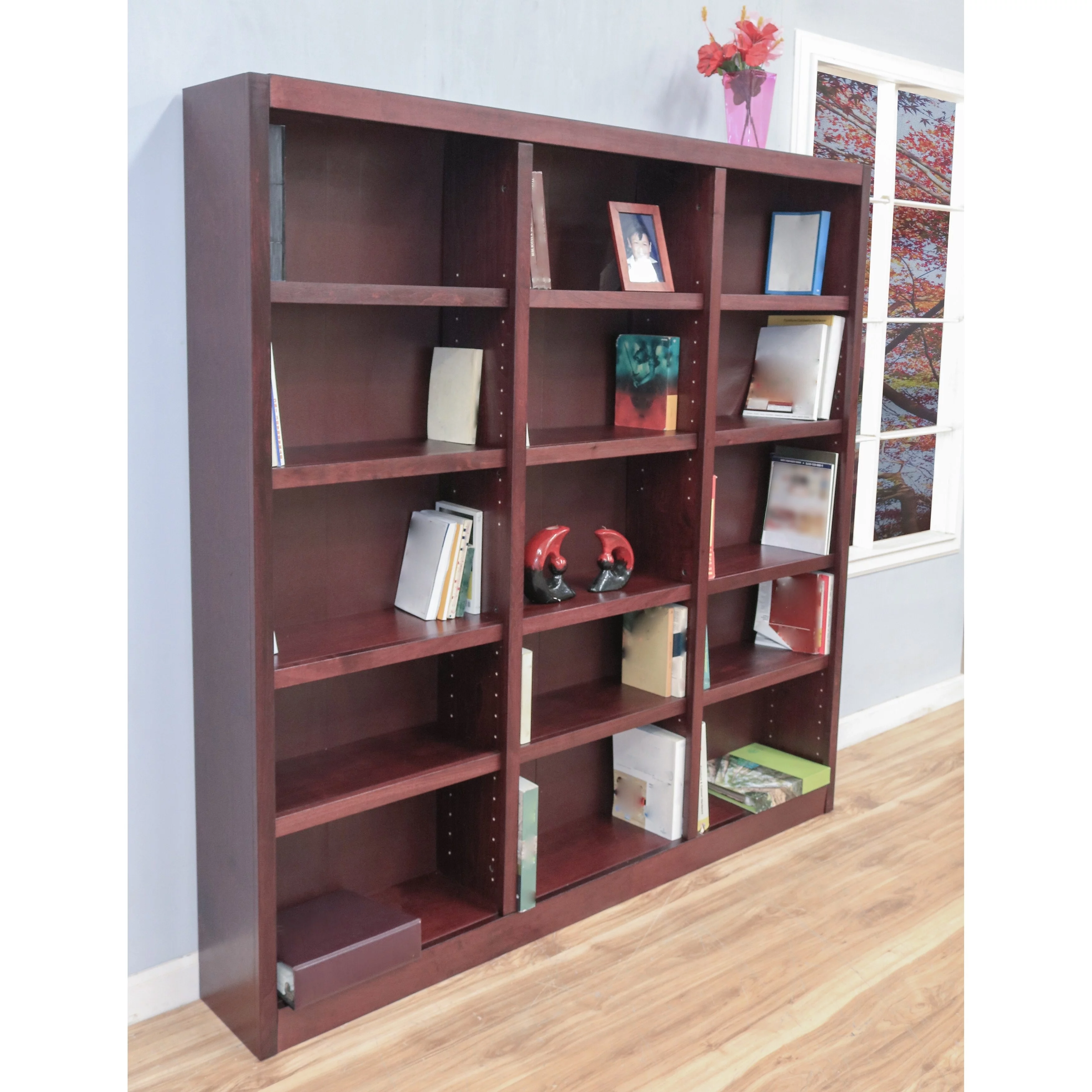 Concepts in Wood 72-inch Bookcase/Storage Unit Espresso Espresso Finish
