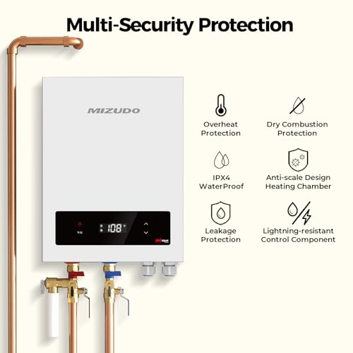 MIZUDO Electric Tankless Water Heater
