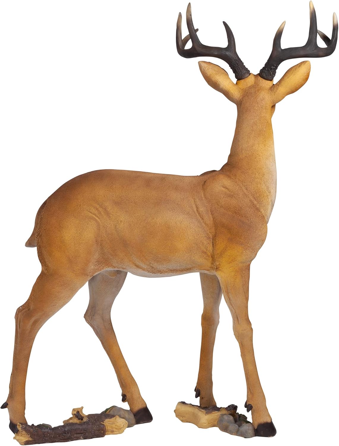 Design Toscano LY88195 Woodland Buck Deer Indoor/Outdoor Garden Statue Decoy, 23 Inches Wide, 13 Inches Deep, 37 Inches High, Full Color Finish