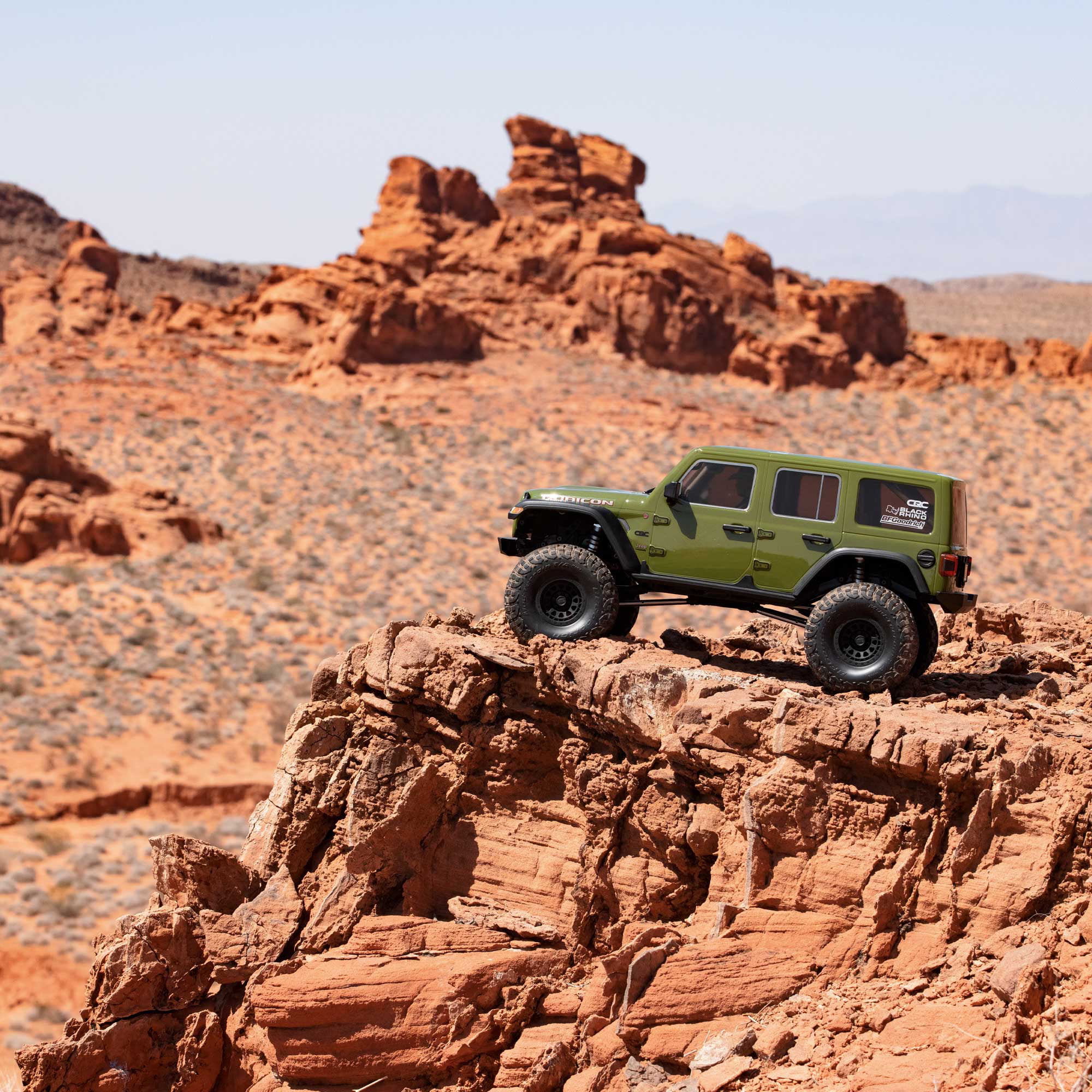Axial RC Truck 1/6 SCX6 Jeep JLU Wrangler 4 Wheel Drive Rock Crawler RTR Batteries and Charger Not Included Green AXI05000T1 Trucks Electric RTR Other