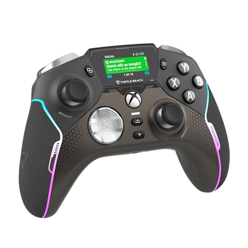 Turtle Beach Stealth Ultra High-Performance Wireless Gaming Controller Licensed for Xbox Series X|S, Xbox One, Windows PC, Android - LED Dashboard, Dock, RGB Lighting, 30-Hr Battery, Bluetooth, Black