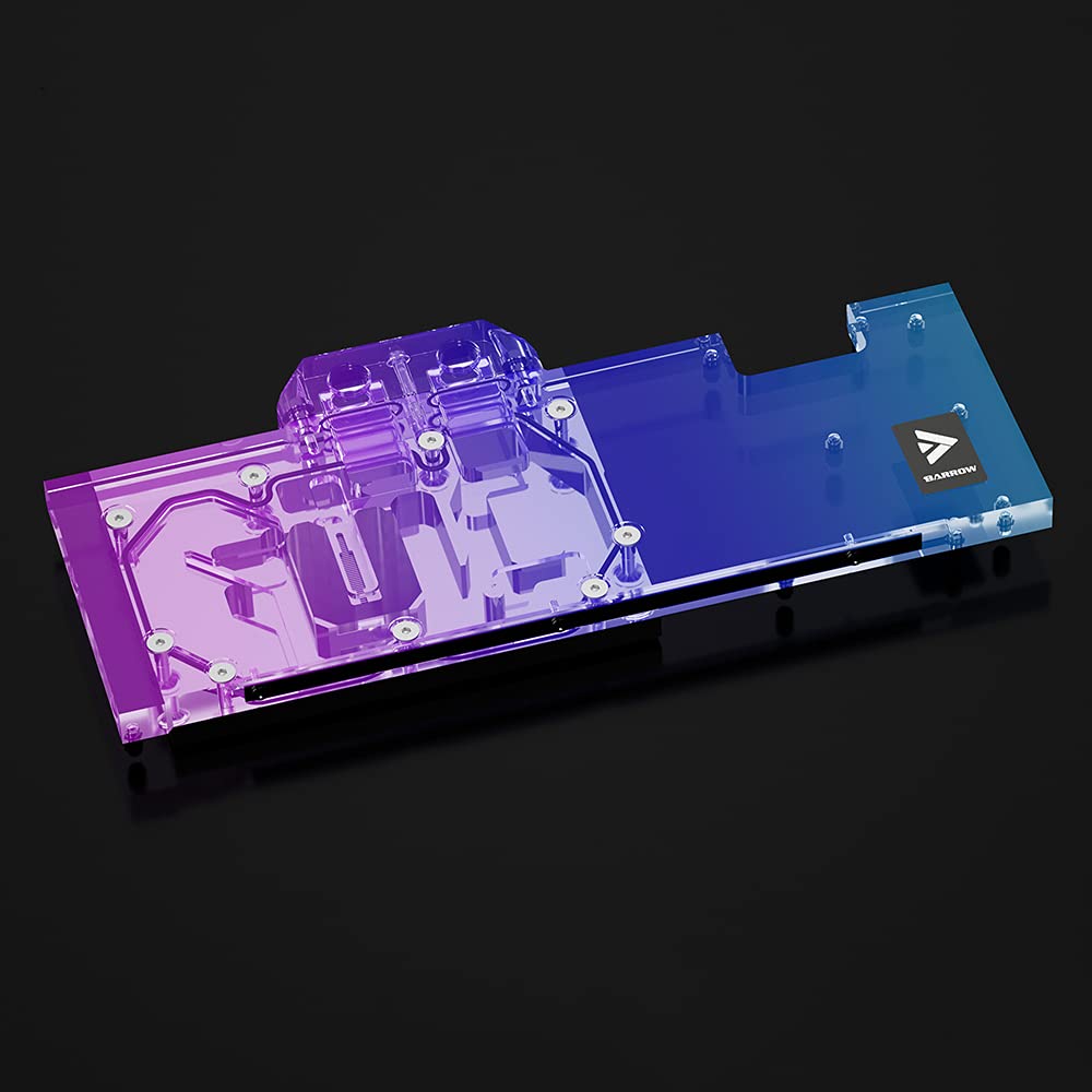 Barrow Copper GPU Water Cooling Block GPU Waterblock Graphics Card Water Cooling Block for Colorful RTX3090 RTX3080 RTX3070 (for Colorful iGame RTX3090 RTX3080 Advanced Ultra)