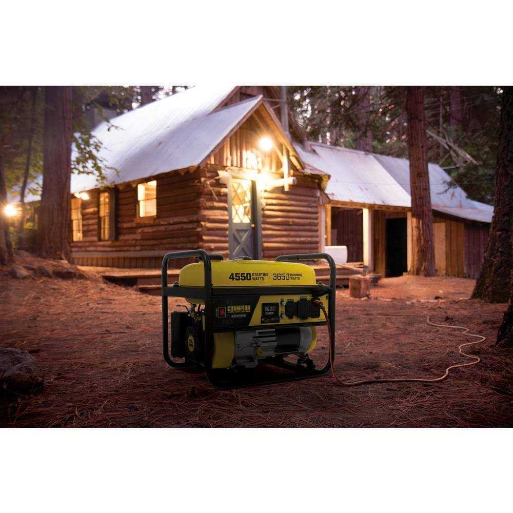 Champion Power Equipment with CO Shield 3650-Watt Single Fuel Portable Generator 201119