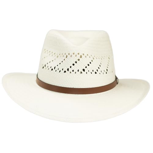 HAVANA Fedora Vented Panama Outback Straw Hat