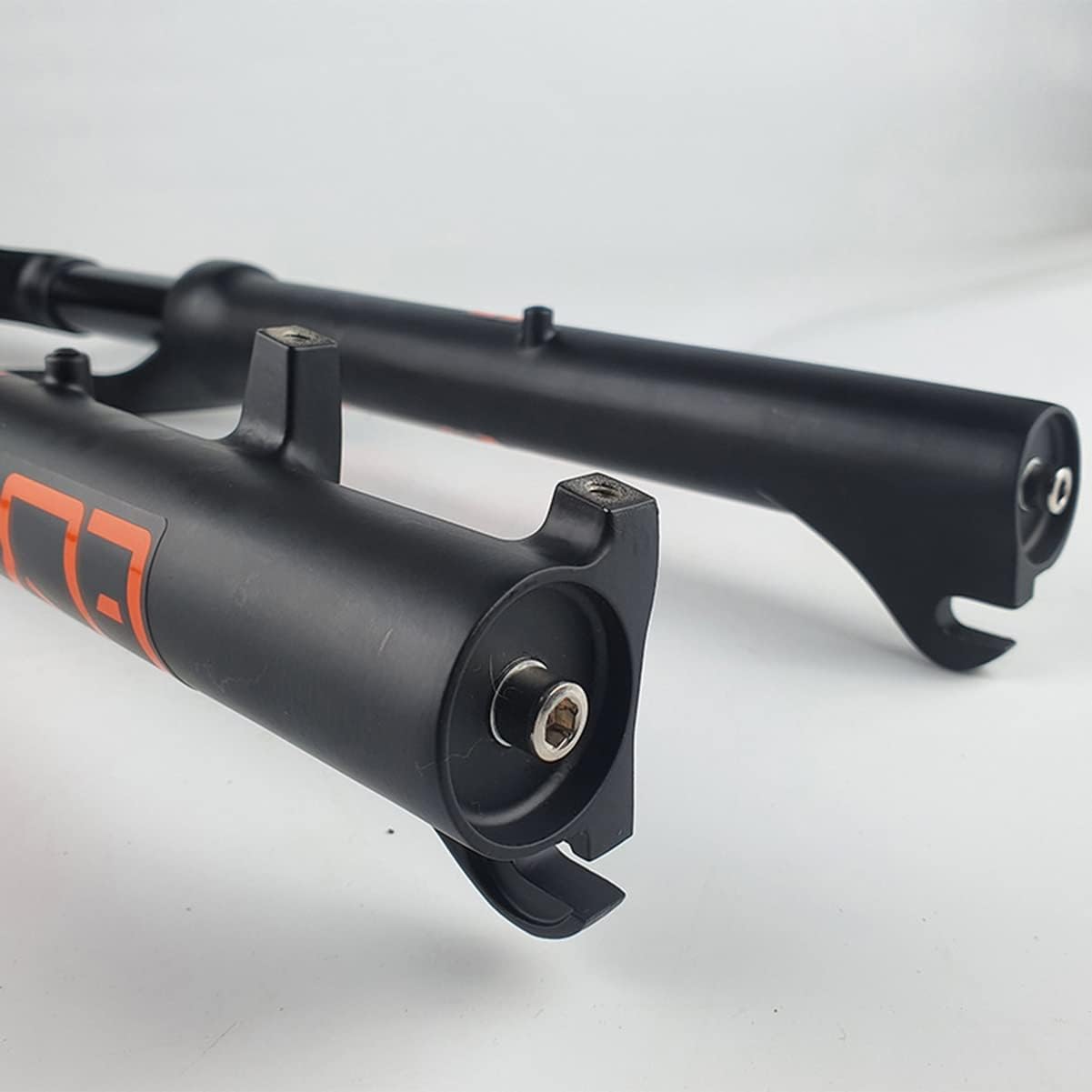 Air Suspension Forks 20/26 Inch 4.0" Tire Fat Bikes Fork Straight Double Shoulder Snow Bikes Front Fork Disc Brake HL Adjustable Rebound Bikes Fork for ATV/Beach Bike (Size : 26'')