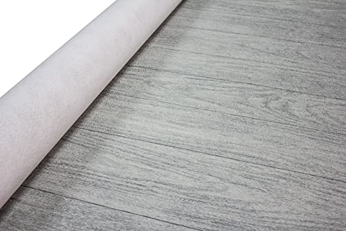 d-c-fix Outdoor Flooring Roll - Grey Oak Wood - 6' x 12', 72 sq.ft - Waterproof & All-Weather Floor Covering - Ideal as Carpet or Tile Replacement for Boat Decking, Balcony, Backyard Patio & Porch