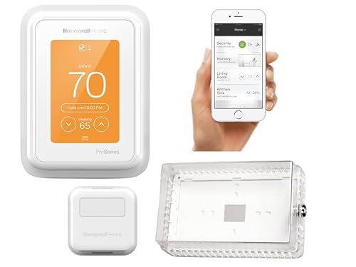 Honeywell Home T10+ Pro Smart Thermostat with Redlink® 3.0, Includes Room Sensor, Compatible with Alexa, Google Assistant, Apple Homekit + 5 Year Extended Warranty - C-Wire Required