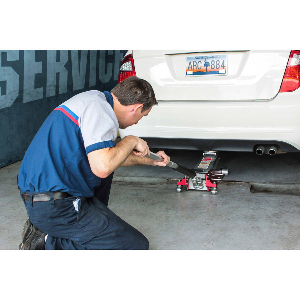 3 Ton Arcan Floor Jack Aluminum Steel Low Profile Quick Pump Lifting