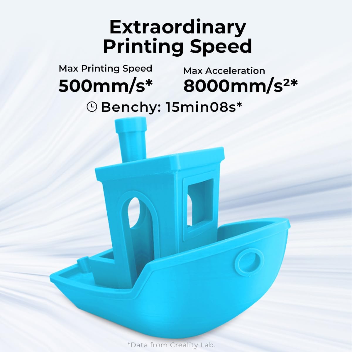 Creality Ender 3 V3 KE 3D Printer, 500mm/s MAX Printing Speed X-axis Linear Rail CR Touch Auto Leveling Upgraded Sprite Direct Extruder Print Size 8.66 * 8.66 * 9.44 Inch