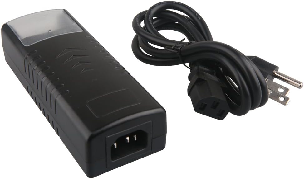 EVERSECU 4 Channel CCTV Camera Power Supply 5 Amp Distribution Power Supply 90V-264VAC Input to 12V-13.8VDC Output Security Camera Power Adapter with PTC Fuse
