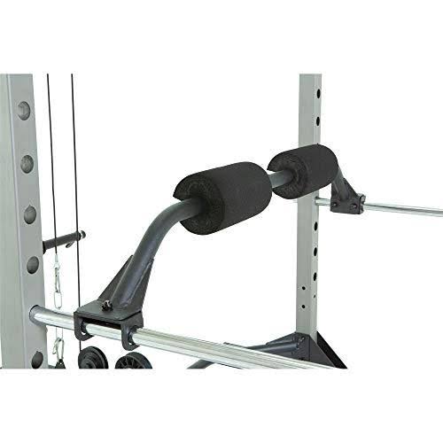 Fitness Reality 810XLT Super Max Power Cage with Optional LAT Pull-Down Attachment and Adjustable Leg Hold-Down