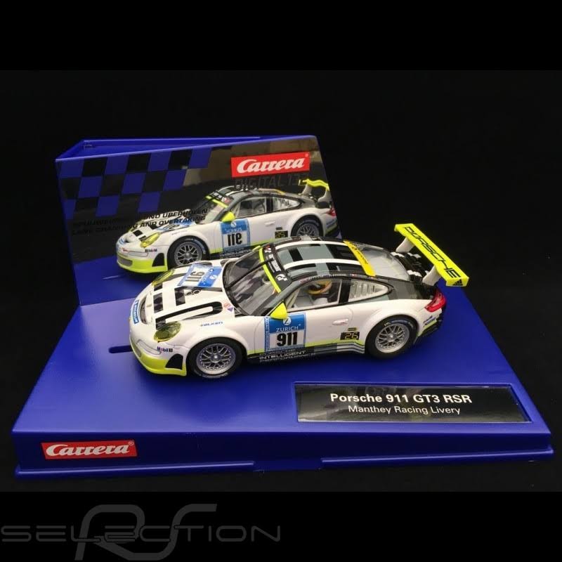 Carrera 30780 Digital 132 Porsche GT3 RSR, Manthey Racing Livery, No.911 Slot Car