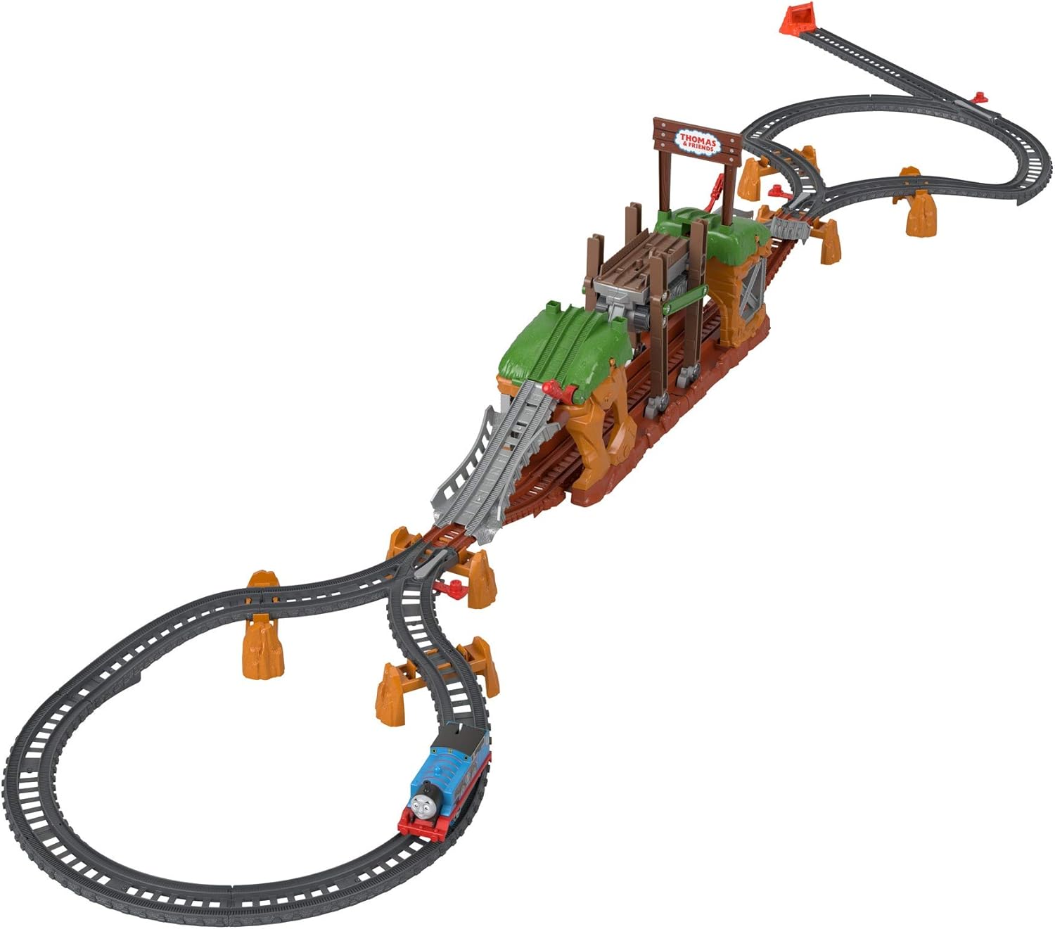 Thomas & Friends Walking Bridge train set, playset with motorized train for preschoolers ages 3 and older Pack of 2