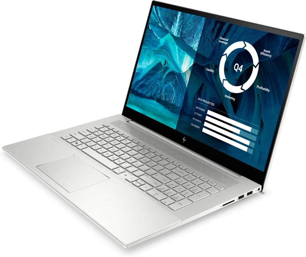 HP 2022 Newest Envy 17t High Performance Laptop, 17.3" Full HD Touchscreen, 11th Gen Intel Core i7-1165G7 Processor, 16GB RAM, 512GB SSD, Wi-Fi 6, Backlit Keyboard, Fingerprint Reader, Windows 11 Pro