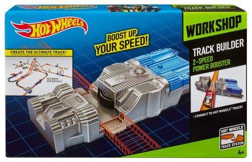 Hot Wheels Toy - Car Track Builder Workshop - Power Booster