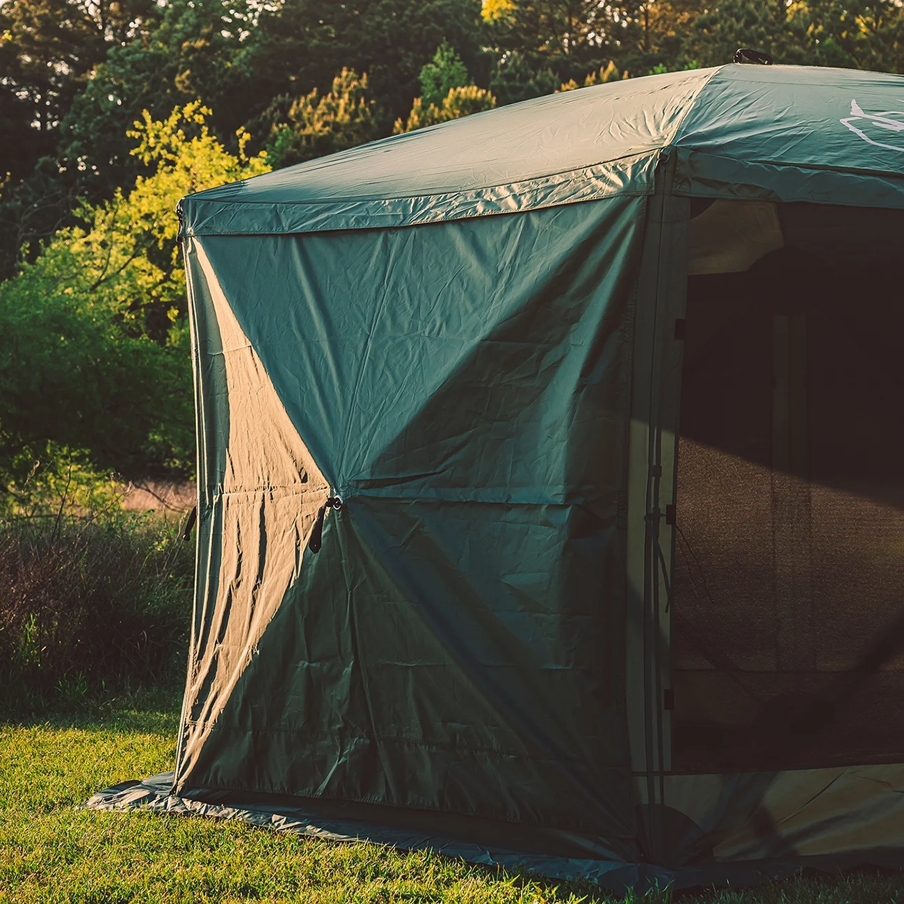 Gazelle Tents™ G5 5-Sided Portable Gazebo, Alpine Green,  Includes 3pk. Wind Panels, 85" x 115" x 106", GK909