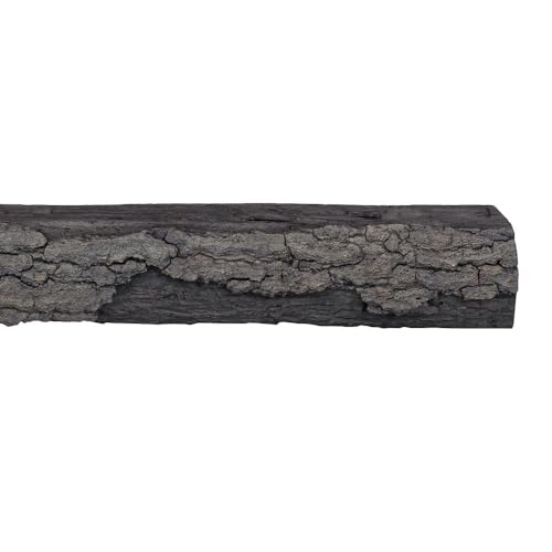 MANTELSDIRECT Mantels Direct Bozeman 60 Inch Non-Combustible Burncrete Concrete Fireplace Mantel Shelf in Driftwood Grey - Looks & Feels Like Real Wood
