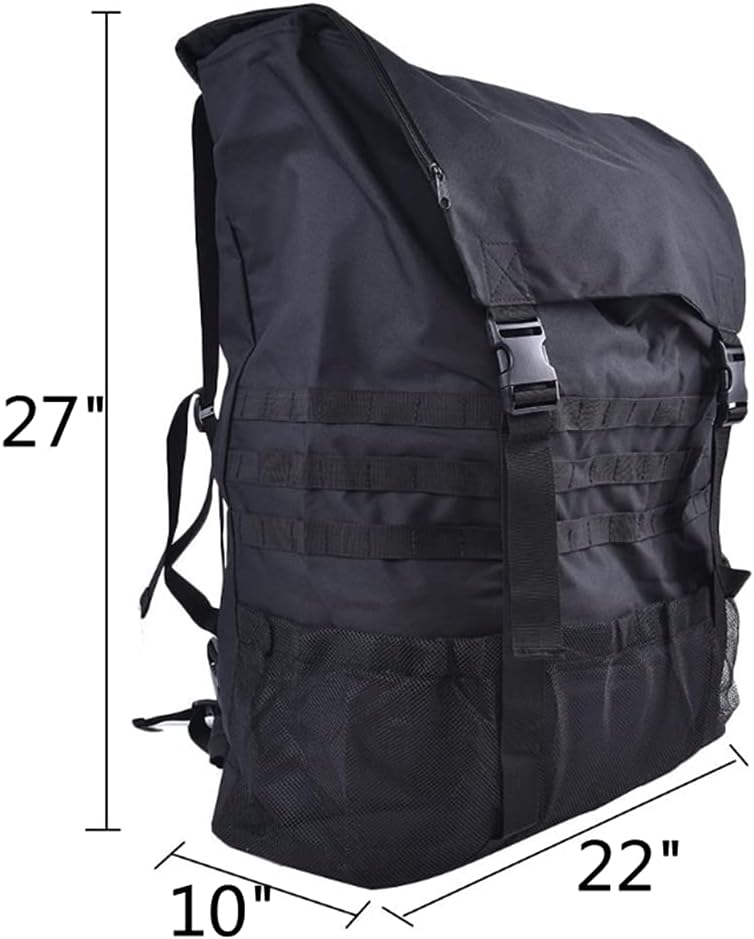 Spare Tire Trash Bag, Off-Road Rear Wheel Storage Organizer Car Gear Backpack Accessories for Wrangler JL JLU JK JKU SUV Truck, Fits 30" to 33" Spare Tire
