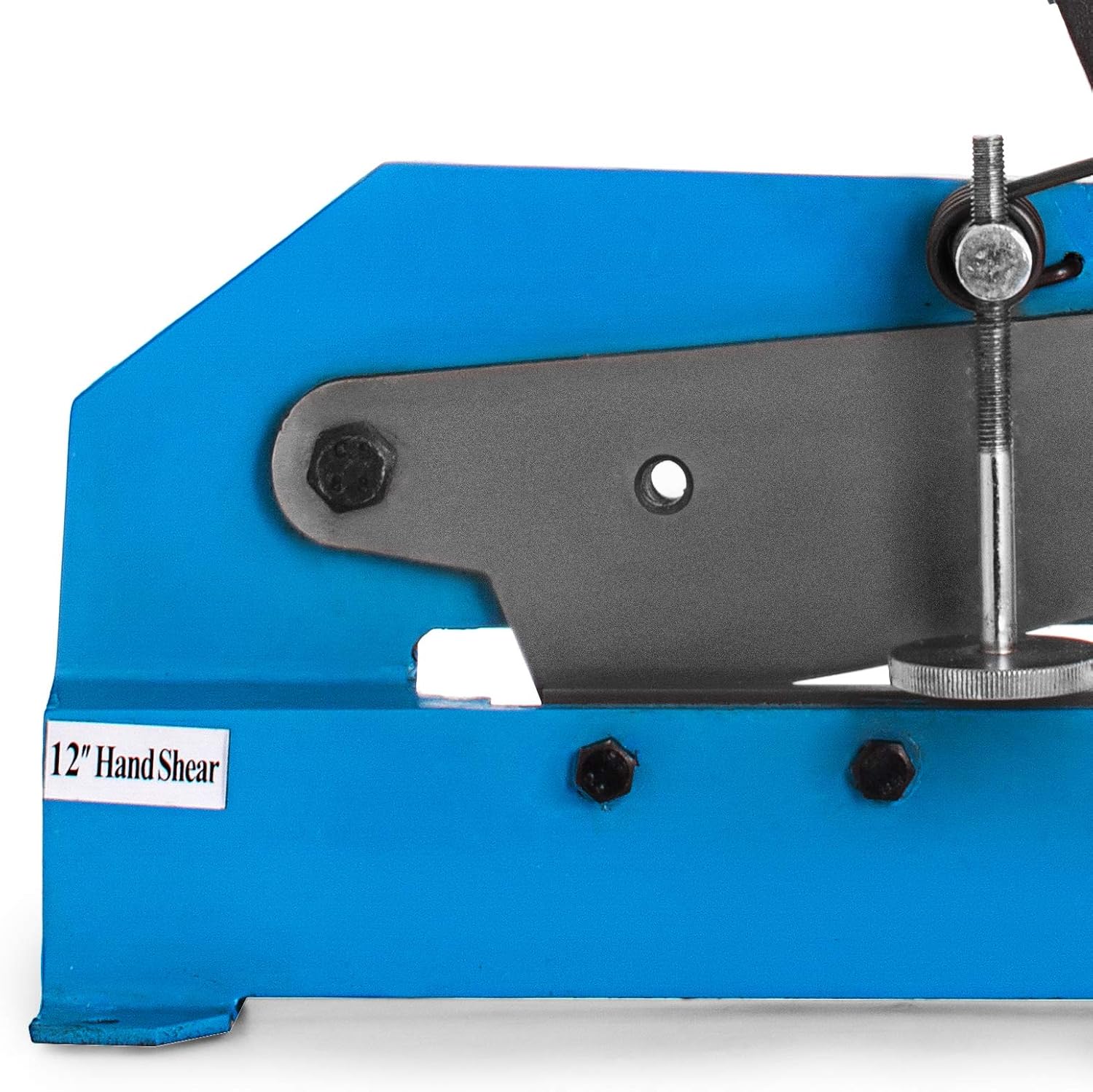 VEVOR Hand Plate Shear 5", Manual Metal Cutter Cutting Thickness1/4 Inch Max, Metal Steel Frame Snip Machine Benchtop 7/16 Inch Rod, for Shear Carbon Steel Plates and Bars