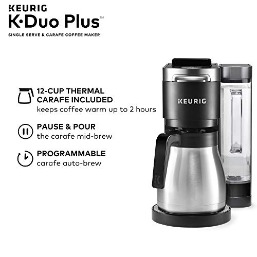 Keurig K-Supreme Gray Single Serve Coffee Maker Milk Frother for Hot and Cold Milk Foam