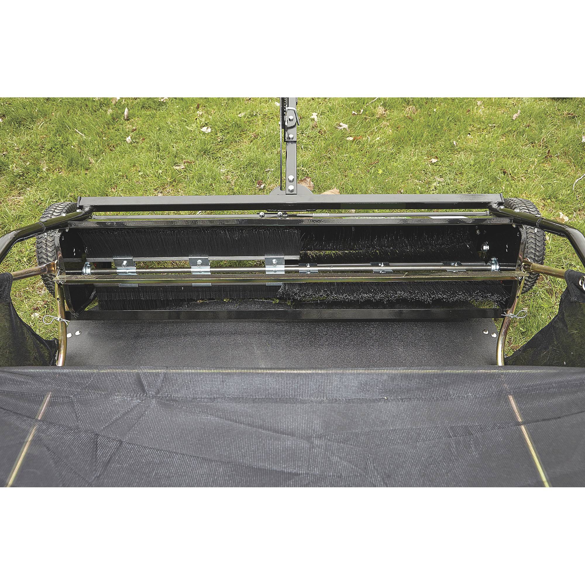 Strongway 49172 42 inch Lawn Sweeper - 13 Cu. ft. Capacity