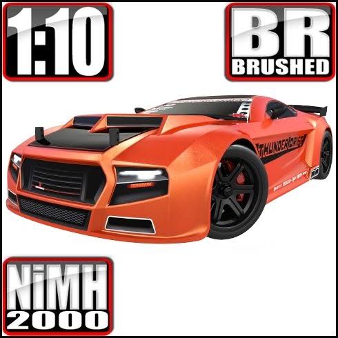 Redcat Racing Thunder Drift Car 1/10 Scale Belt Drive Electric Orange
