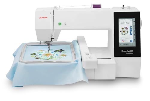 Janome Memory Craft 500E Embroidery Machine